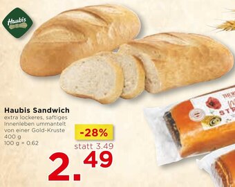 Unimarkt Haubis Sandwich 400 g Angebot