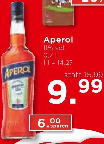 Unimarkt Aperol 11% vol. 0,7 L Angebot
