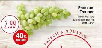 MPreis Premium Trauben Angebot