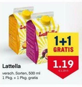 MPreis Lattella 500ml Angebot