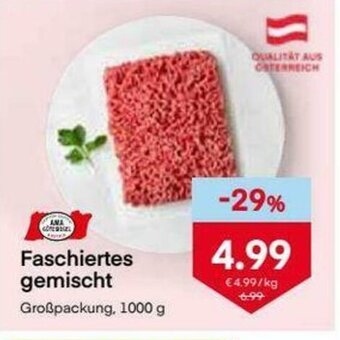 MPreis Faschiertes gemischt Angebot