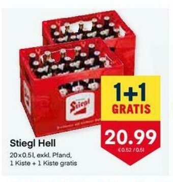 MPreis Stiegl Hell Angebot