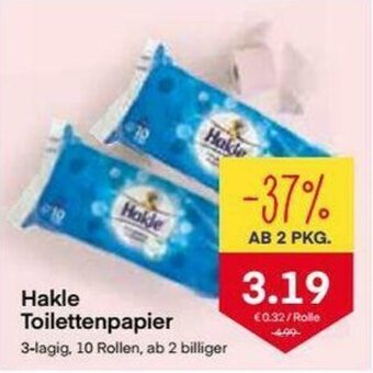 MPreis Hakle Toilettenpapier Angebot