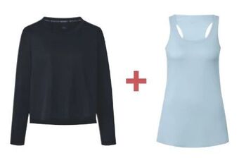 Tchibo Eduscho Damen langarm-sportshirt-set Angebot