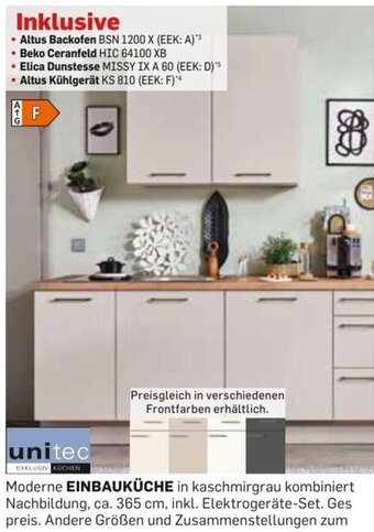 Möbel Ludwig Moderne EINBAUKÜCHE Angebot