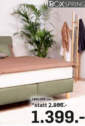 Möbel Ludwig BOXSPRINGBETT 160x200 cm Angebot