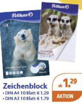 Müller Pelikan Zeichenblock Angebot