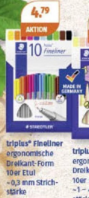 Müller triplus Fineliner Angebot