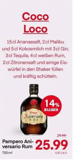 MPreis Pampero Aniversario Rum Angebot
