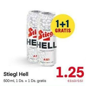MPreis Stiegl Hell 500 ml Angebot
