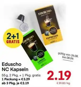 MPreis Eduscho NC Kapseln 55g Angebot