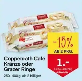 MPreis Coppenrath Cafe Kränze Oder Grazer Ringe 250-400g Angebot