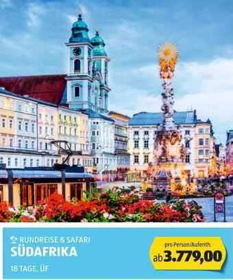 Hofer RUNDREISE & SAFARI SÜDAFRIKA 18 TAGE, ÜF Angebot