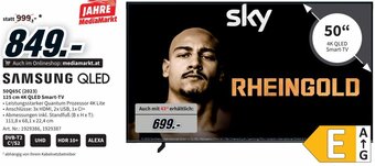 Media Markt SAMSUNG QLED 50Q65C (2023) 125 cm 4K QLED Smart-TV Angebot