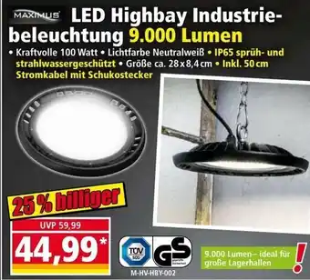 Norma LED Highbay Industrie-Beleuchtung Angebot