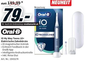 Media Markt Oral-B iO My Way Teens 10+ Elektrische Zahnbürste Angebot
