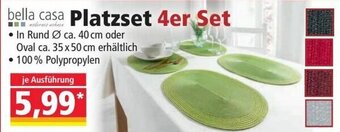 Norma Platzset 4er Set Angebot