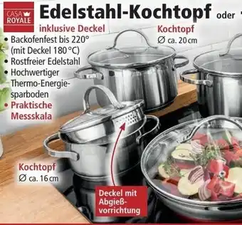 Norma Edelstahl-Kochtopf Oder -Pfanne Comiso" 16 cm Angebot