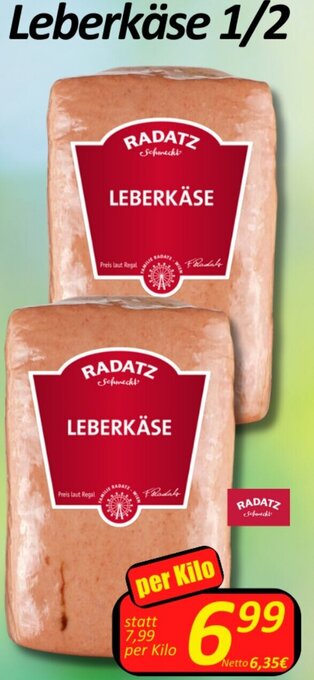 Leberkäse 1/2 per Kilo