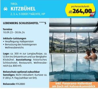Hofer Reisen TIROL KITZBÜHEL 2, 3, 4, 5 ODER 7 NÄCHTE, HP Angebot