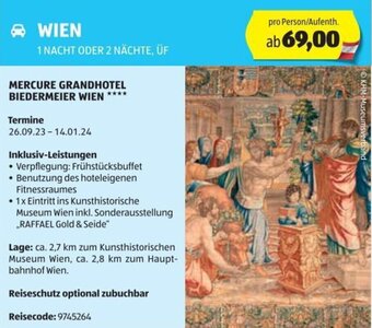 Hofer Reisen WIEN 1 NACHT ODER 2 NÄCHTE, ÜF Angebot