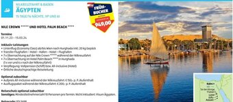 Hofer Reisen NILKREUZFAHRT & BADEN ÄGYPTEN 15 TAGE/14 NÄCHTE, VP UND AI Angebot