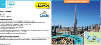 Hofer Reisen KREUZFAHRT ORIENT 9 TAGE, VP Angebot