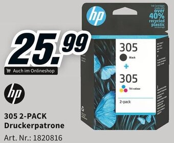 Media Markt hp 305 2-PACK Druckerpatrone Angebot