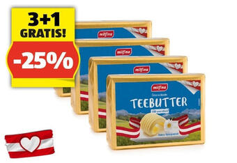 Hofer Milfina butter, 250 g Angebot