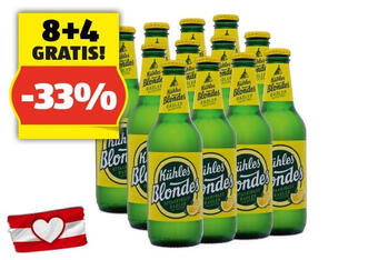 Hofer Kühles blondes radler zitrone, 0,33 l Angebot