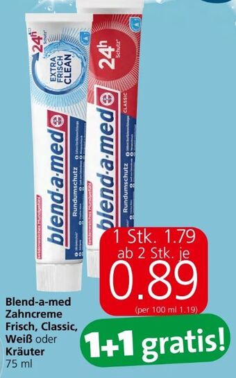 Spar Zahncreme Angebot