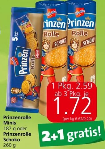 Spar Prinzenrolle minis Angebot