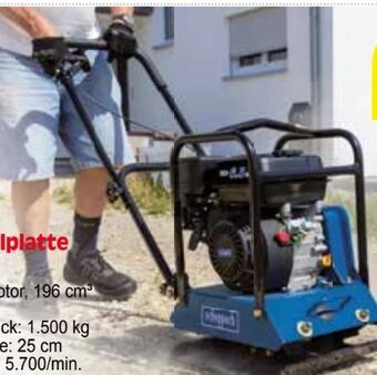 Zgonc Benzin-rüttelplatte hp1200s Angebot