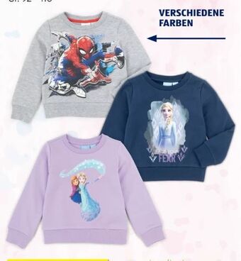 Hofer Kleinkinder sweatshirt Angebot