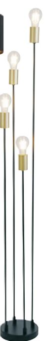 Hellweg Stehleuchte edison gold Angebot