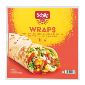 Billa Schär wraps glutenfrei Angebot