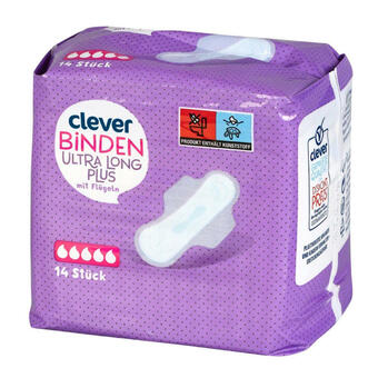 Billa Clever binden ultra long plus mit flügel Angebot