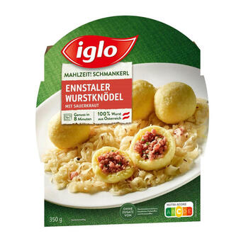 Billa Iglo wurstknödel mit sauerkraut Angebot
