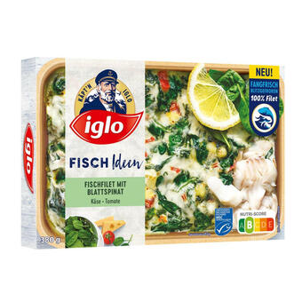 Billa Iglo fisch ideen blattspinat Angebot