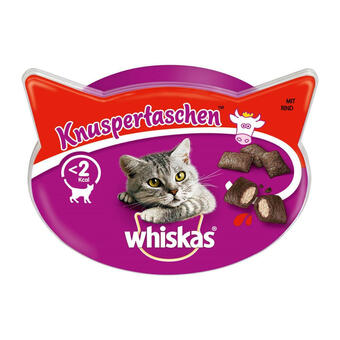 Billa Whiskas snacks knuspertaschen mit rind Angebot