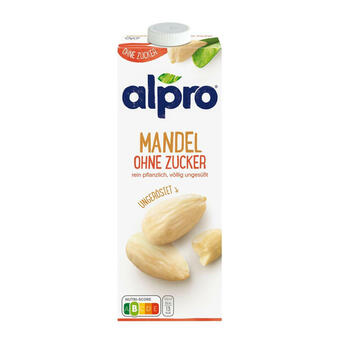 Billa Alpro mandel ungeröstet und ungesüßt Angebot