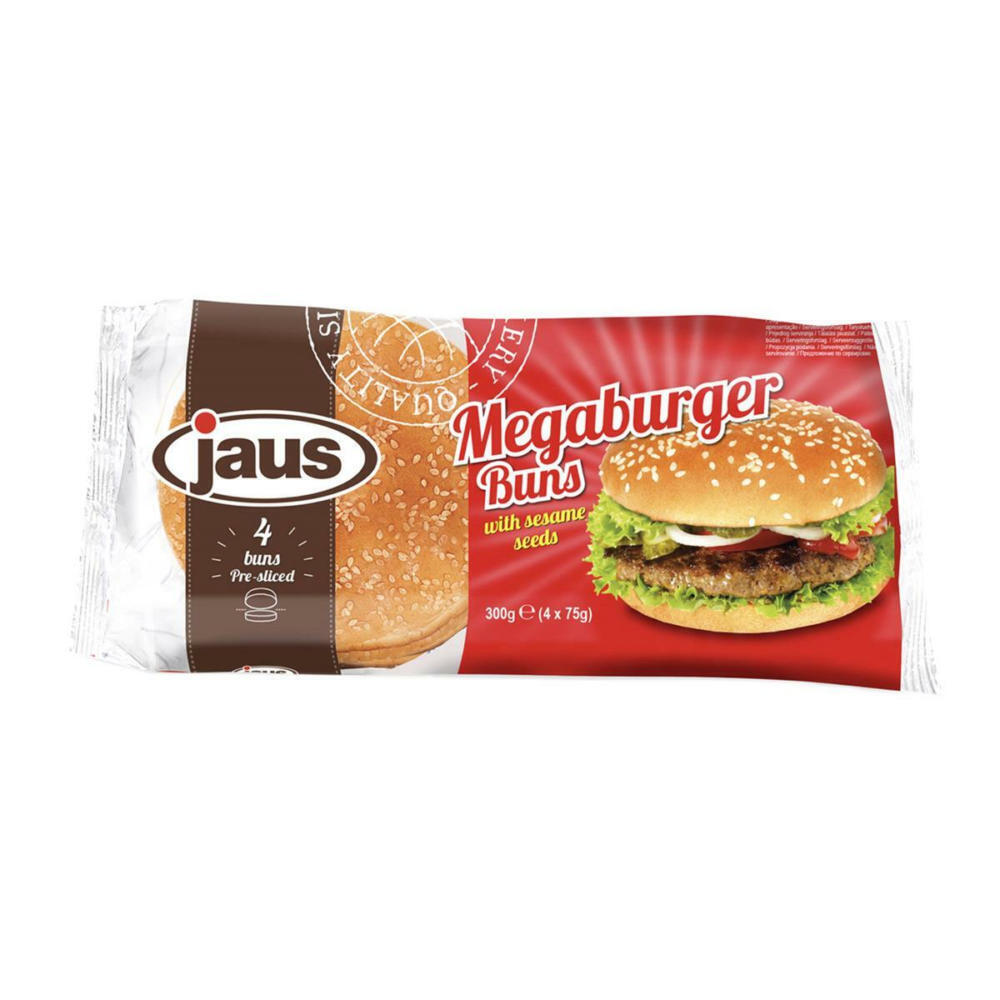 Jaus mega burger 4er Angebot bei Billa