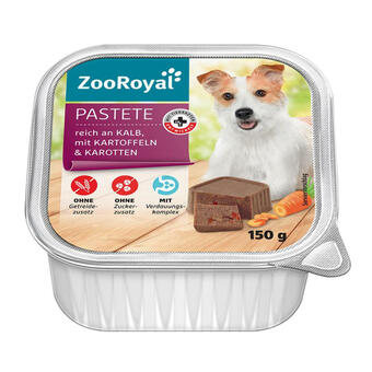 Billa Zooroyal pastete mit kalb, kartoffeln & karotten Angebot