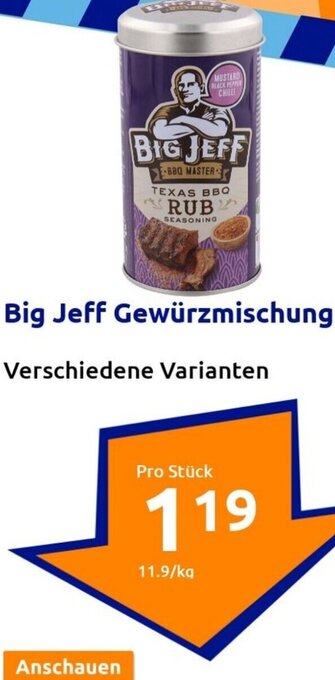 Action Big Jeff Gewürzmischung Angebot