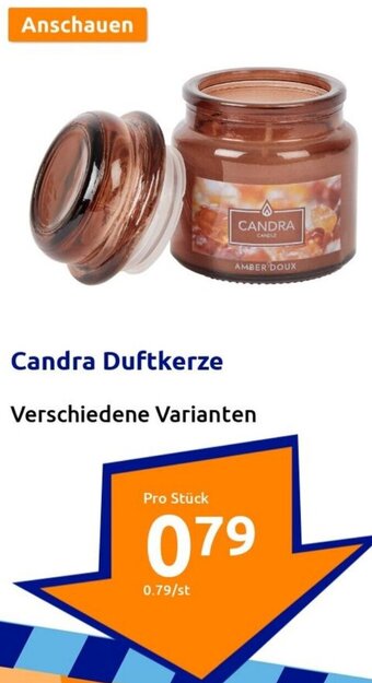 Action Candra Duftkerze Angebot