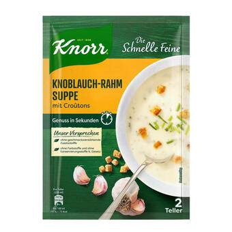 Billa Knorr die schnelle feine knoblauch-rahmsuppe Angebot