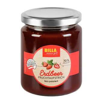 Billa Billa erdbeer fruchtaufstrich Angebot