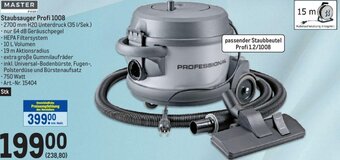 Metro MASTER Staubsauger Profi 1008 Angebot