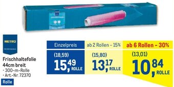 Metro Frischhaltefolie 44cm breit Angebot