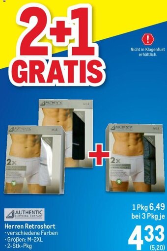 Metro Herren Retroshort Angebot